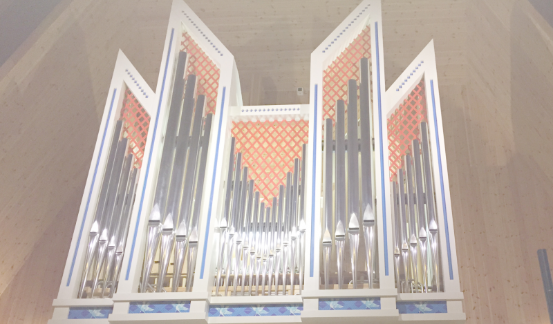 Det nye orgel i Brumunddal kirke