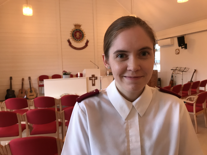 Besøk hos Frelsesarmeen i Brumunddal