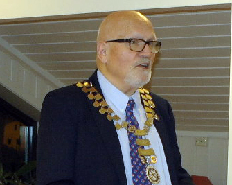 Besøk av guvernør Arvid Blindheim