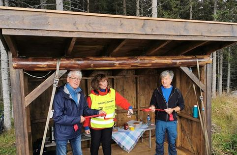 Åpning av Gapahuken på Bjørgeberget