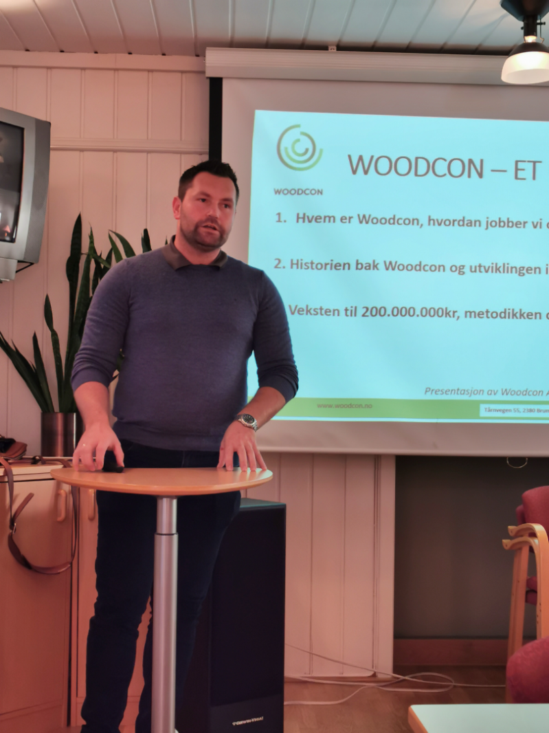 Bedriftsinfo om Woodcon, vår lokale suksessbedrift