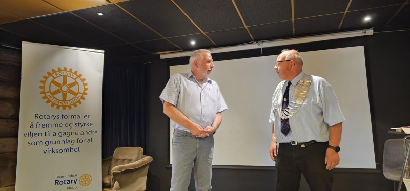 Vi ønsker nytt medlem i Brumunddal Rotary Klubb velkommen