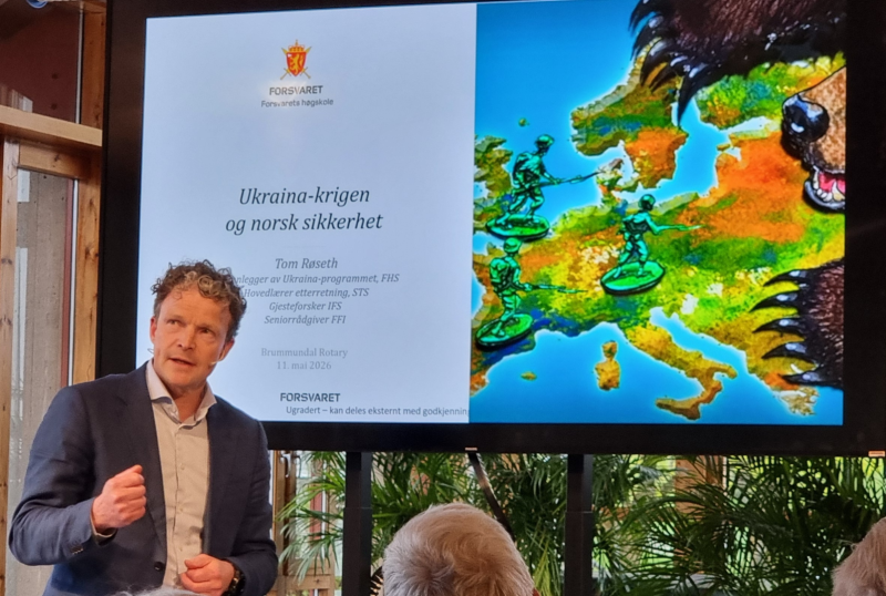 Ukrainakrigen og norsk sikkerhet v/Tom Røseth