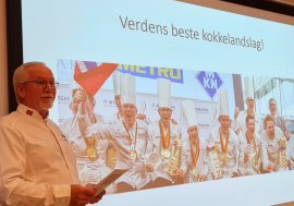 President i Norges kokkemesteres Landsforening, Helge Erling Johansen